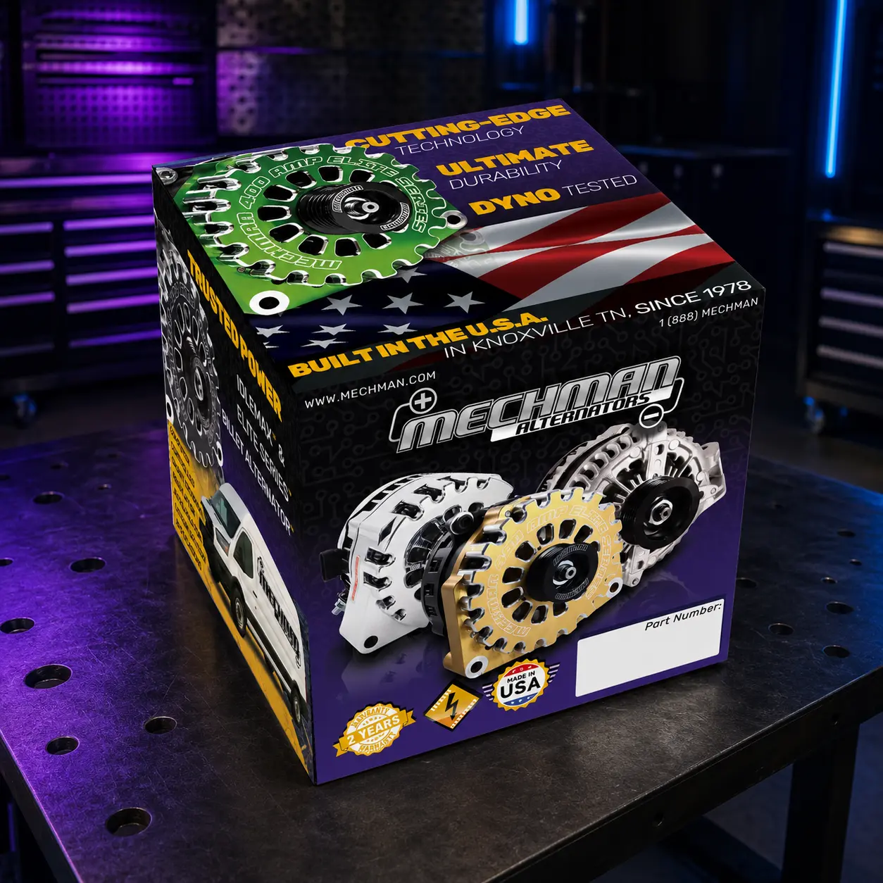 Mechman retail packaging design