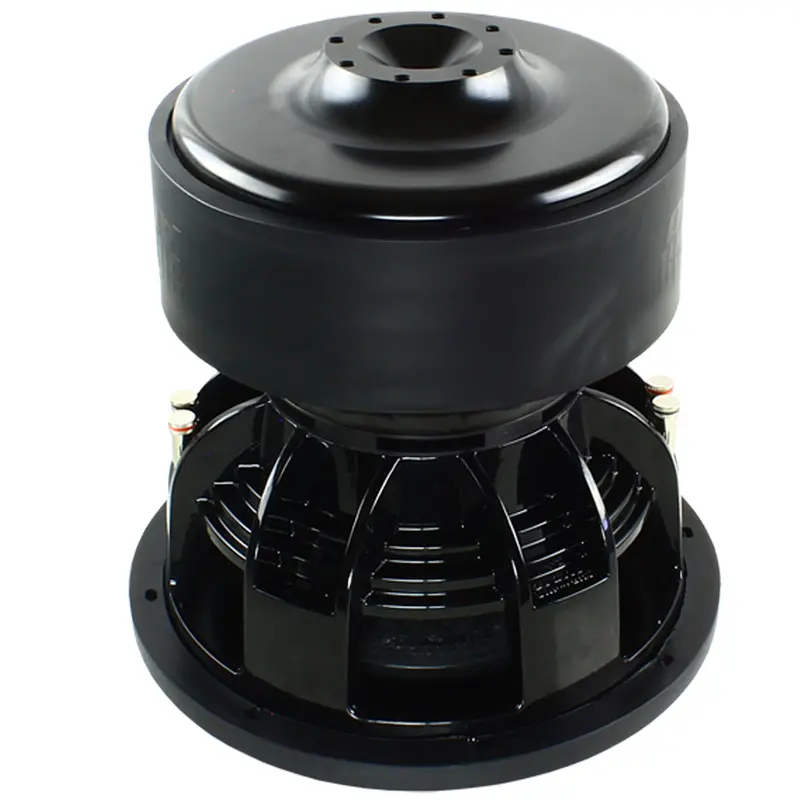 Car audio subwoofer rear basket product photograph