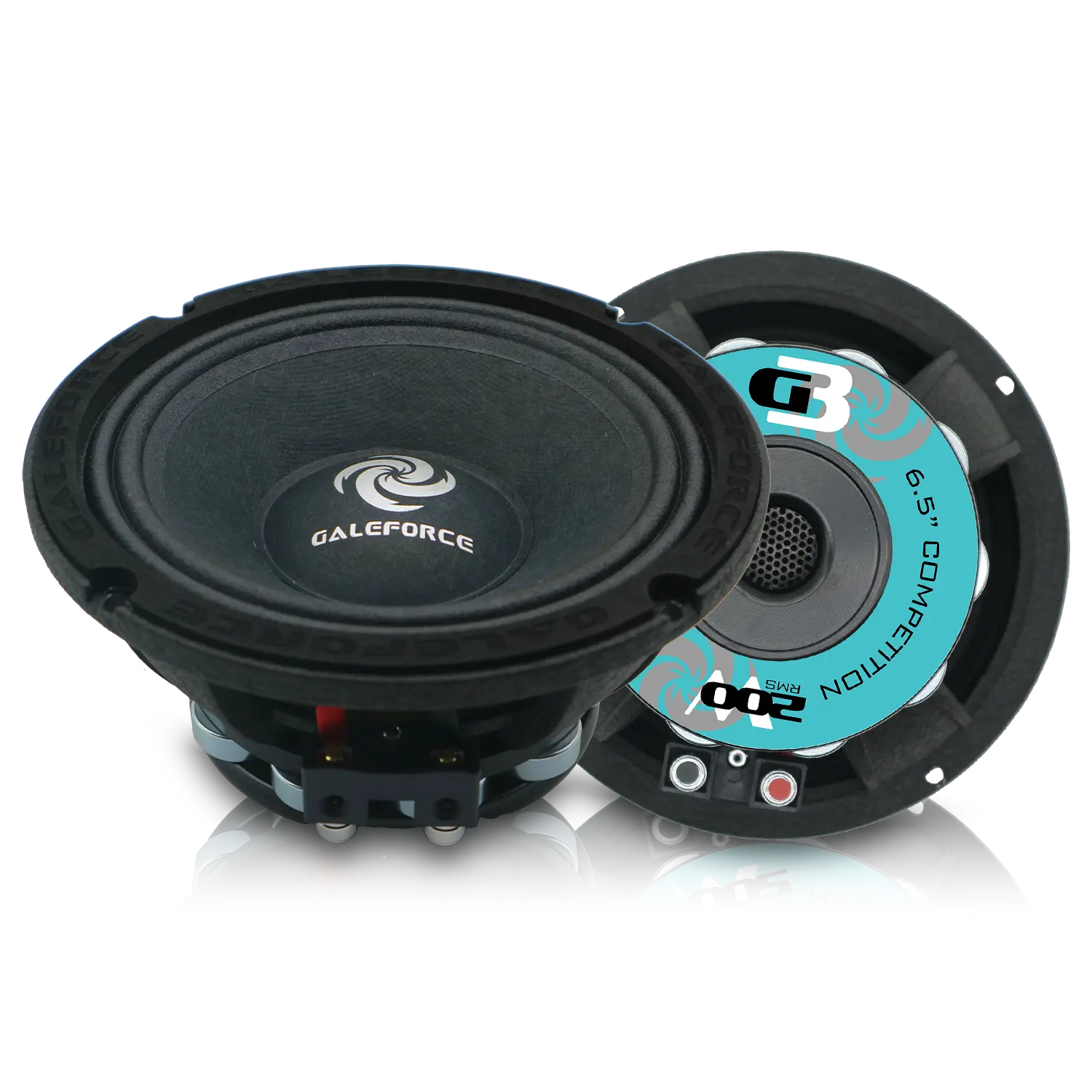 GaleForce Audio coaxial speaker product composition